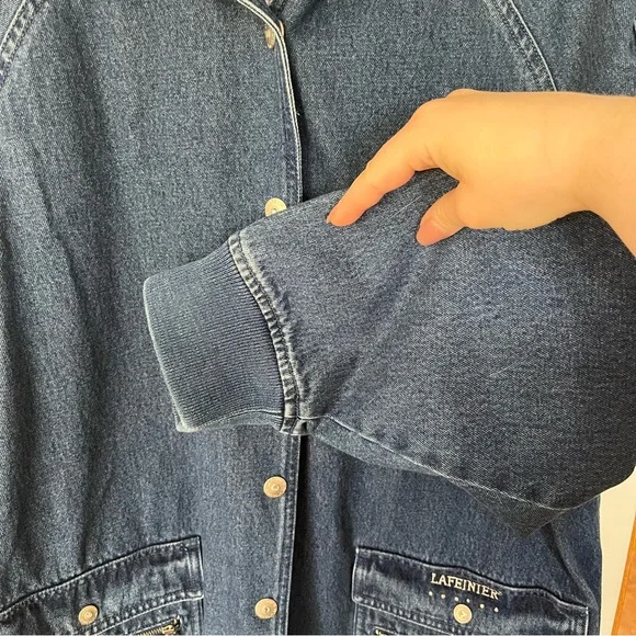 Long denim jacket - Picture 6 of 10